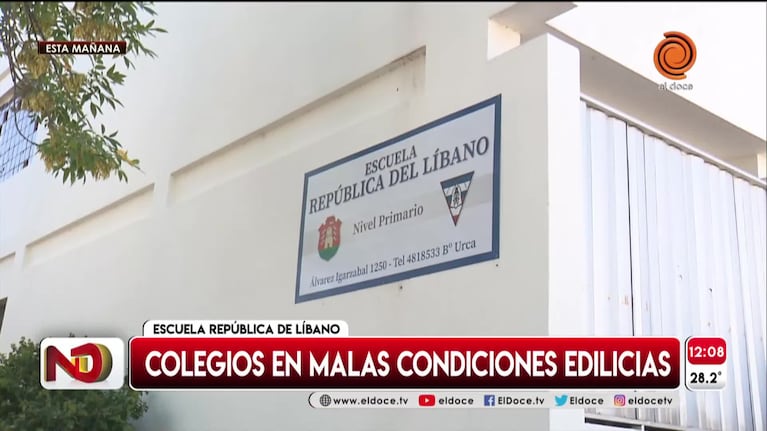 Alumnos no pudieron volver a la escuela por problemas edilicios