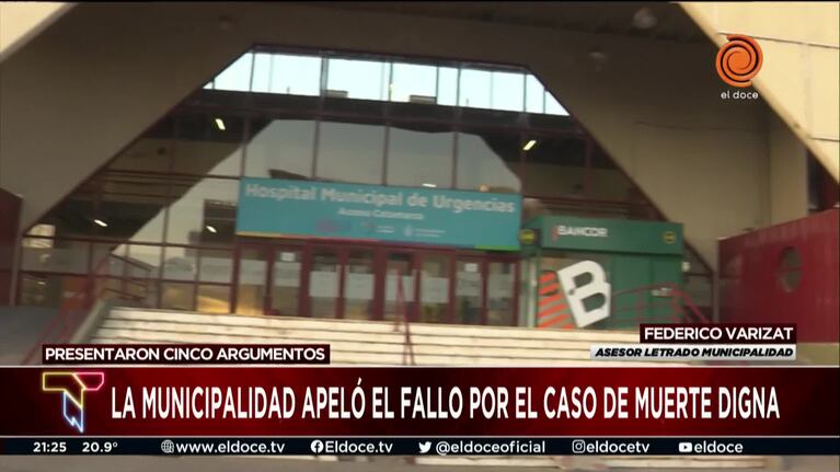 La Municipalidad explicó por qué se opone a la muerte digna de un paciente