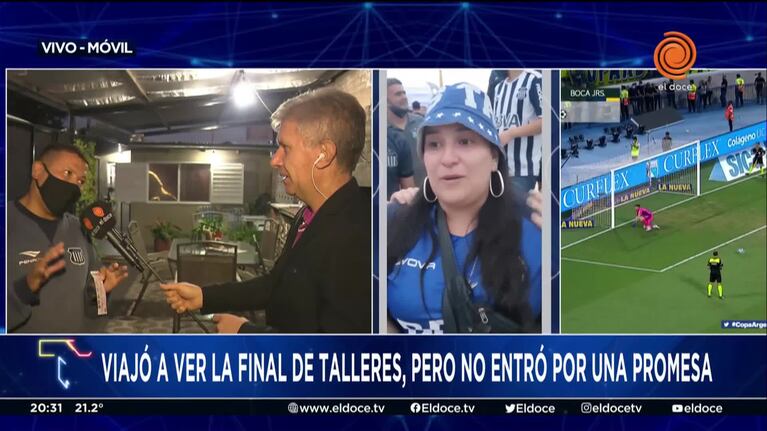 Su mamá se curó del corazón y él prometió dejar de ir a ver a Talleres