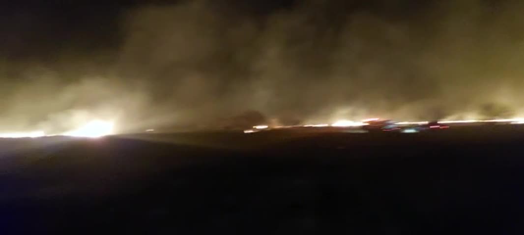 El incendio en las afueras de Alta Gracia