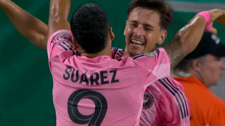 El gol del cordobés Tadeo Allende para el 1 a 0 del Inter Miami ante Palmeiras en el Mundial de Clubes