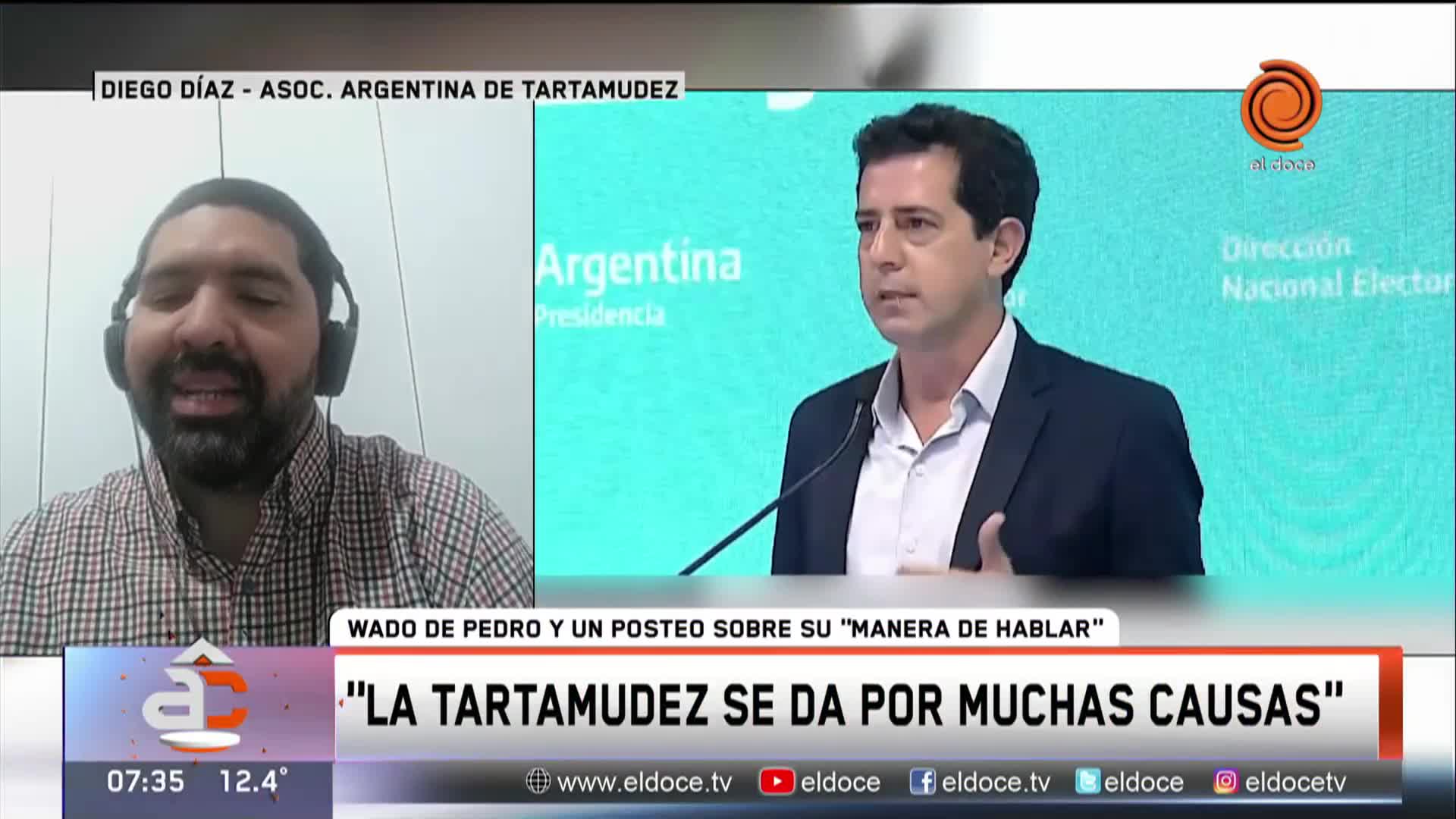 Wado de Pedro habló de su tartamudez: de qué se trata 