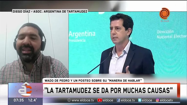 Wado de Pedro habló de su tartamudez: de qué se trata 