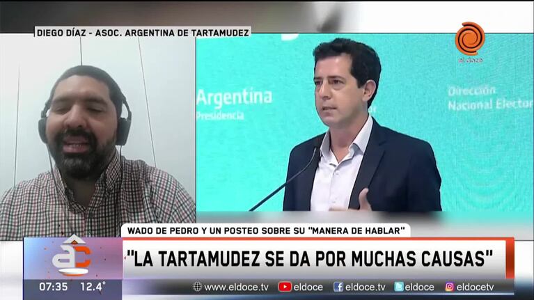 Wado de Pedro habló de su tartamudez: de qué se trata
