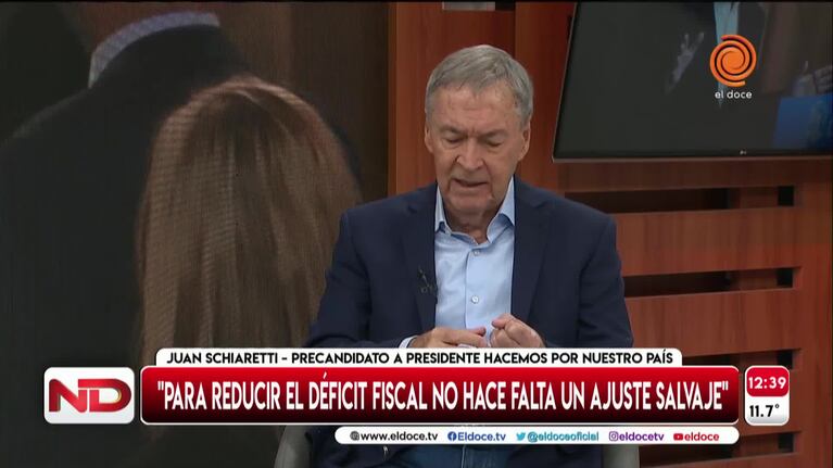 Schiaretti en El Doce: "Massa es la cara visible del fracaso del cuarto gobierno kirchnerista"