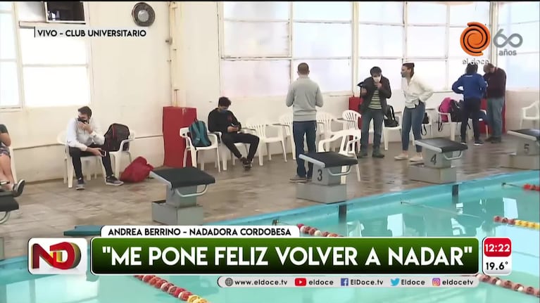 Volvieron a entrenar los deportistas federados