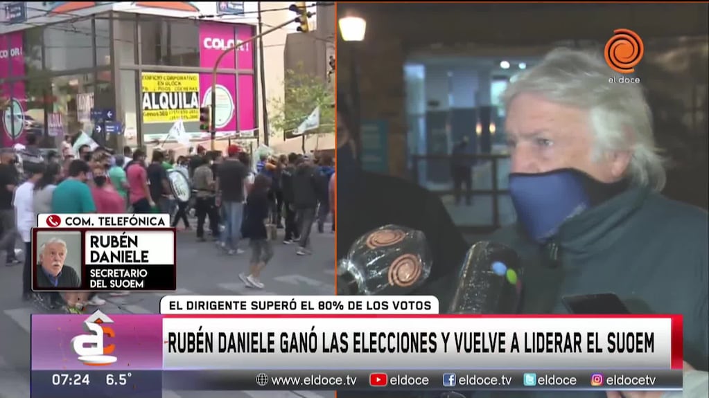 Rubén Daniele vuelve a liderar el Suoem: "Tengo un sueldazo, con lo que cobro me sobra"