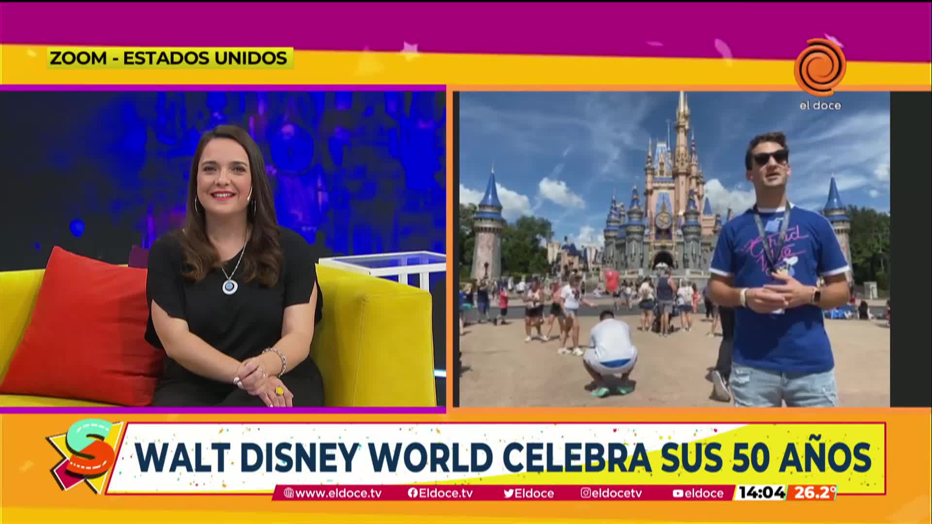 La historia del cordobés que trabaja en Walt Disney World
