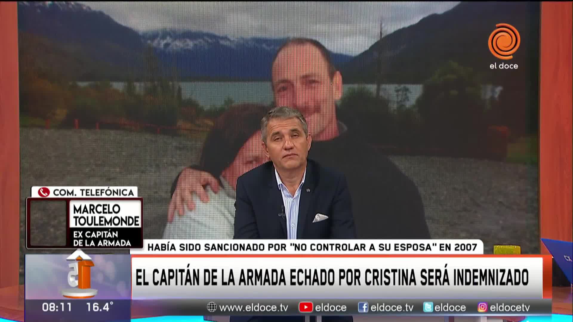 El capitán de la Armada echado por pedido de Cristina: "Fue un calvario"