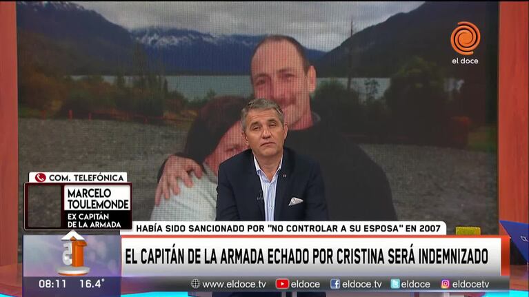 El capitán de la Armada echado por pedido de Cristina: "Fue un calvario"