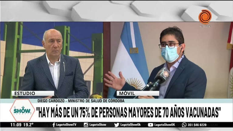 Córdoba: ya se vacunó a la mitad de los mayores de 60 años en la provincia