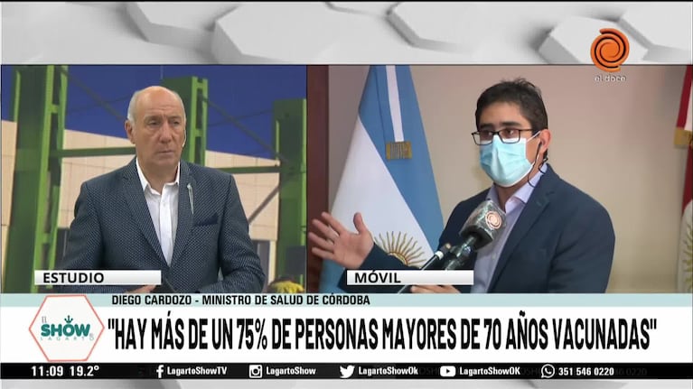 Córdoba: ya se vacunó a la mitad de los mayores de 60 años en la provincia