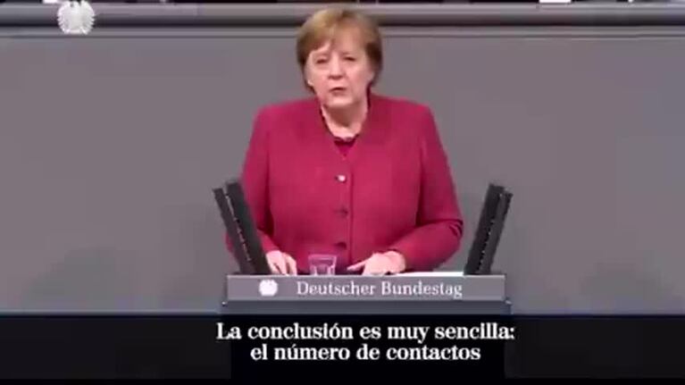 La advertencia de Merkel sobre la Navidad en Alemania