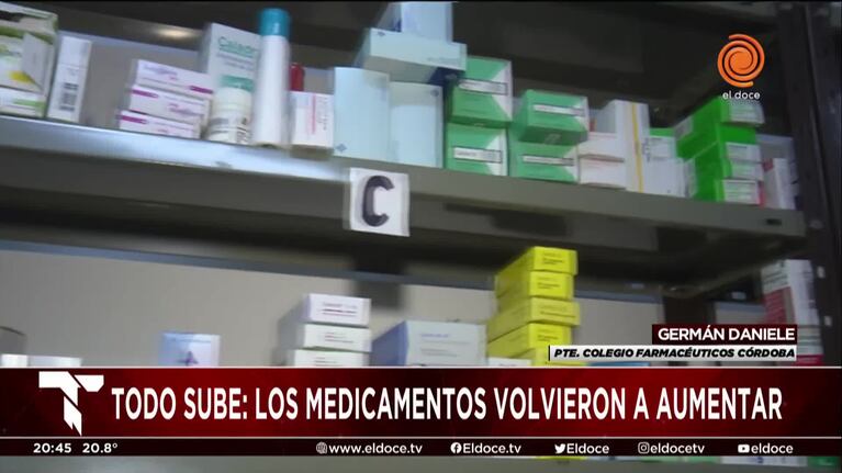 Los medicamentos subieron un 6% en Córdoba durante abril