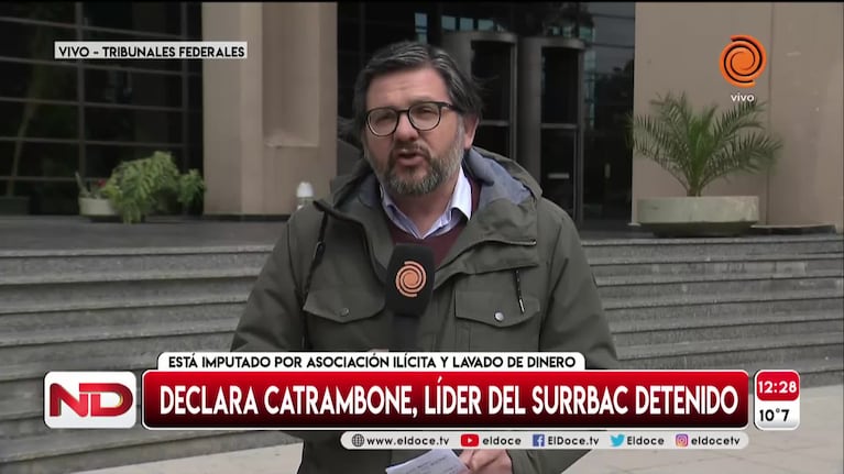 Surrbac: declaró Pascual Catrambone y pedirán la excarcelación