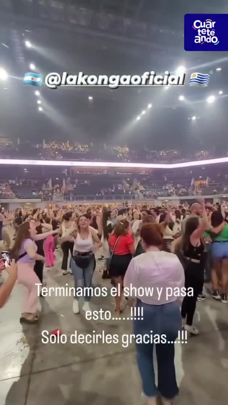 El show terminó, pero el público de La Konga siguió 