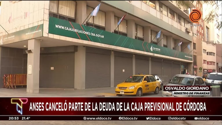 Anses canceló parte de la deuda de la caja previsional de Córdoba