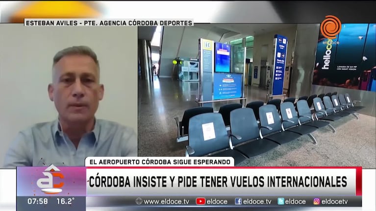Córdoba insiste en el regreso de vuelos internacionales 