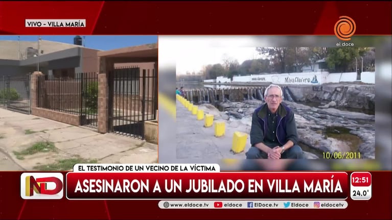 El crimen del jubilado: un vecino contó cómo conoció a la detenida