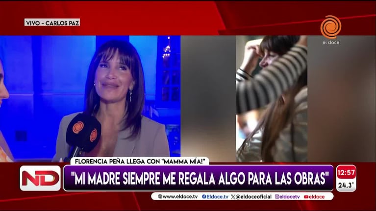 Flor Peña llega a Carlos Paz con Mamma Mía, el musical para toda la familia