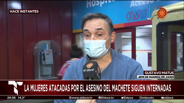 La salud de las mujeres heridas por el asesino del machete
