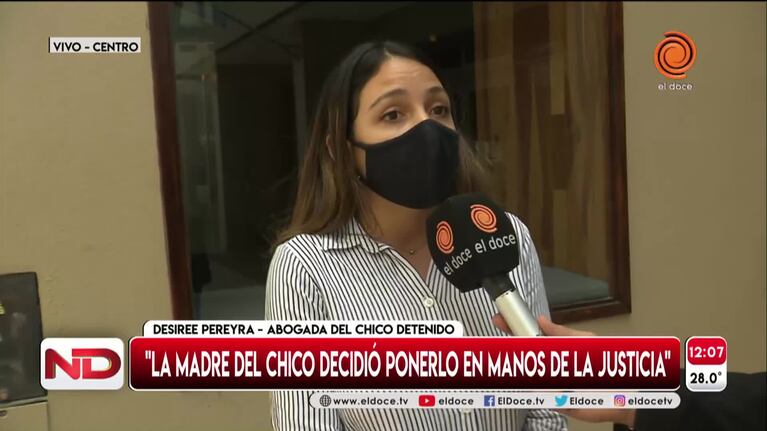 Adolescente asesinada de un balazo: la versión de la abogada del menor detenido