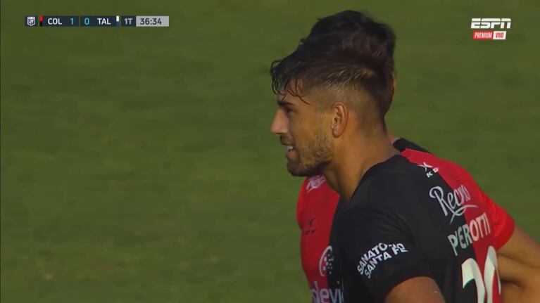 Pierotti puso el 2 a 0 para Colón