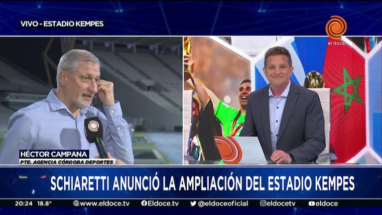 Los detalles de la ampliación del Kempes que anunció Schiaretti