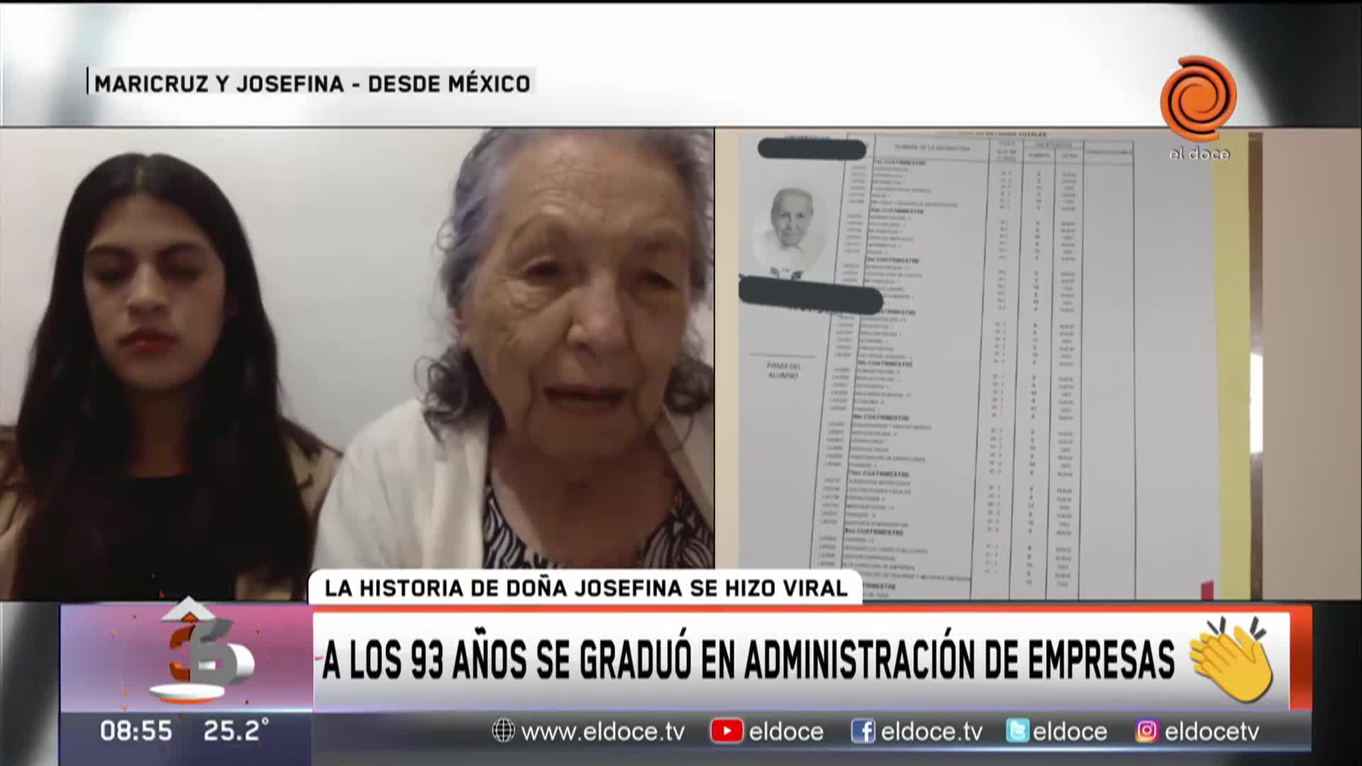 La bisabuela viral que se recibió a los 93 años