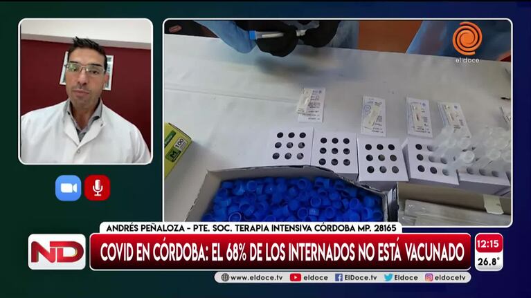 La mayor parte de los internados no está vacunada