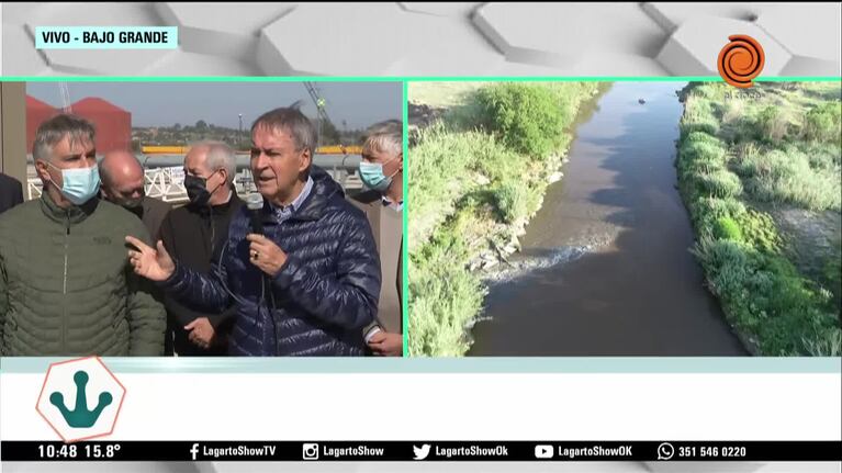 La Provincia puso en marcha la nueva planta de Bajo Grande