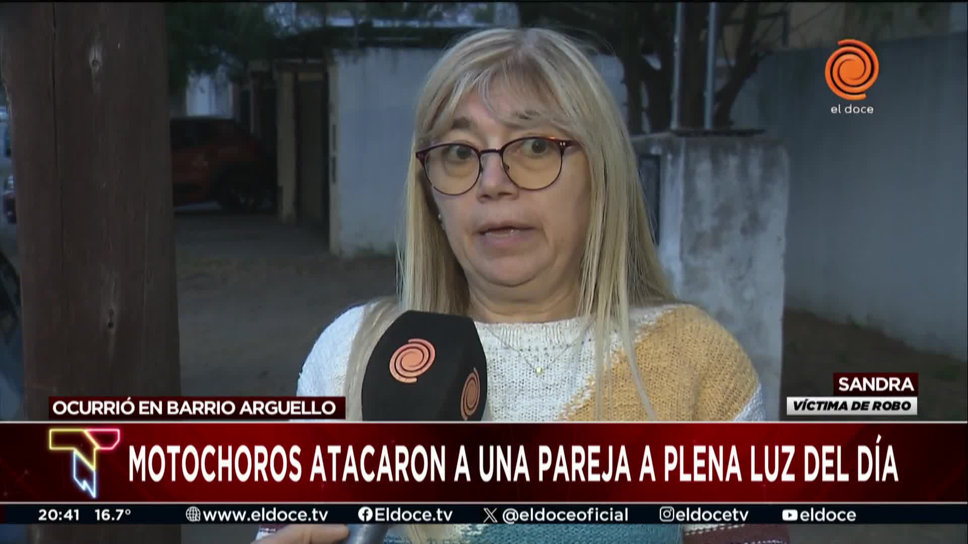 El dramático momento y el relato de la mujer