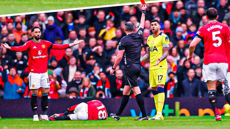 La patada de Cuti Romero a Casemiro