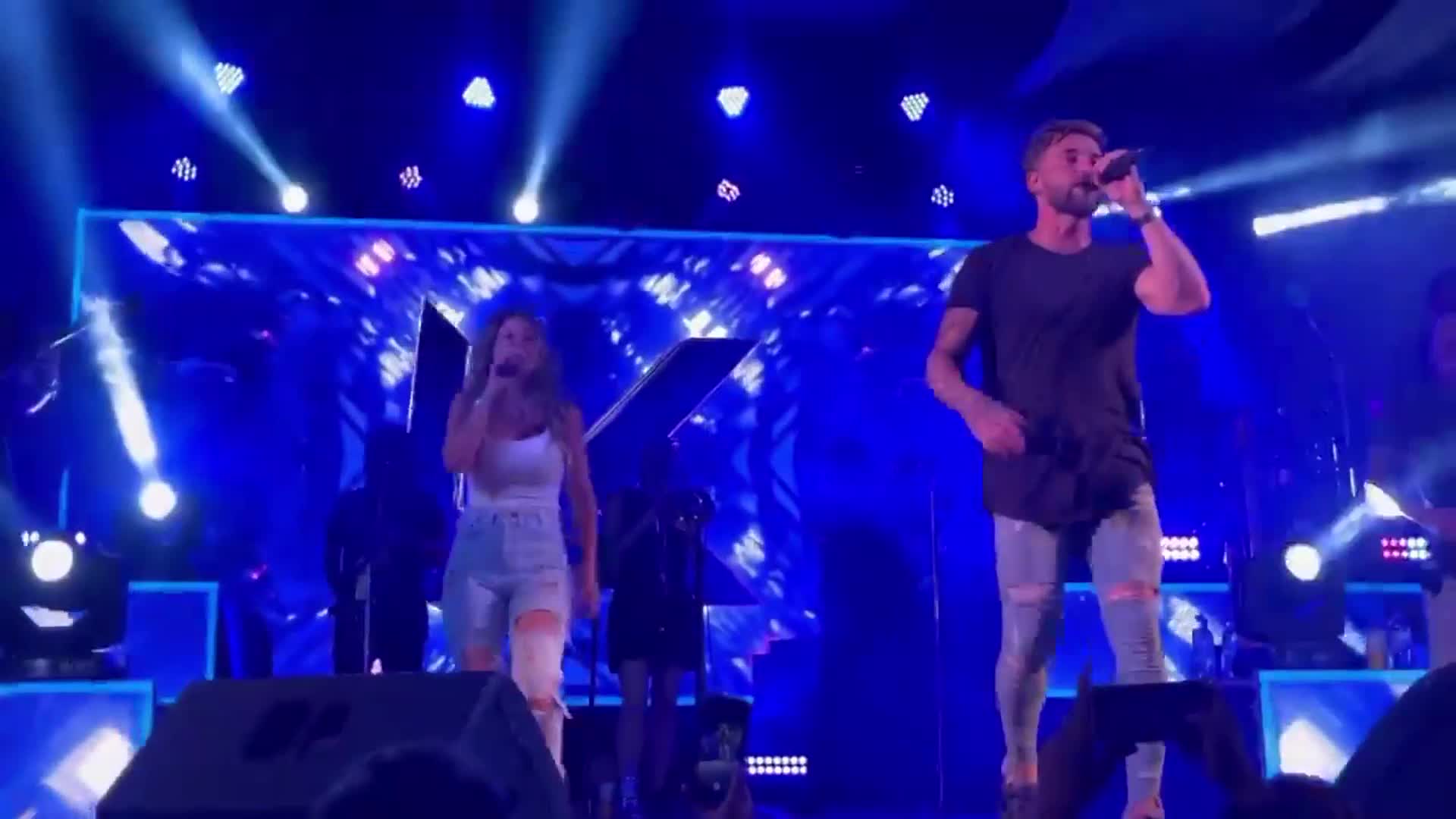 Magui Olave y La Konga en el mismo escenario
