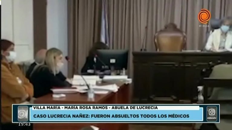 Habló la abuela de Lucrecia Ñáñez tras la absolución a los médicos