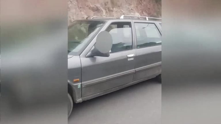 Grabó a un nene manejando en la Ruta E53