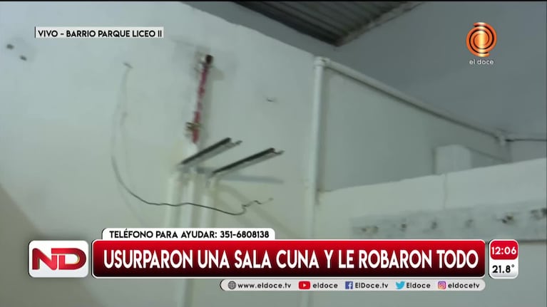 Usurparon una sala cuna y robaron todo