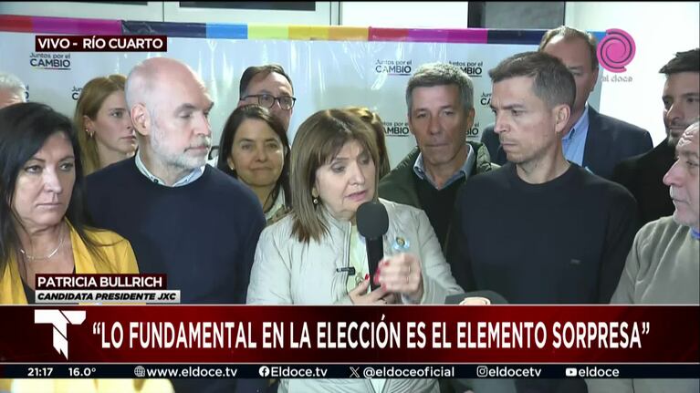 Bullrich cerró su campaña en Río Cuarto con críticas a Massa y Milei