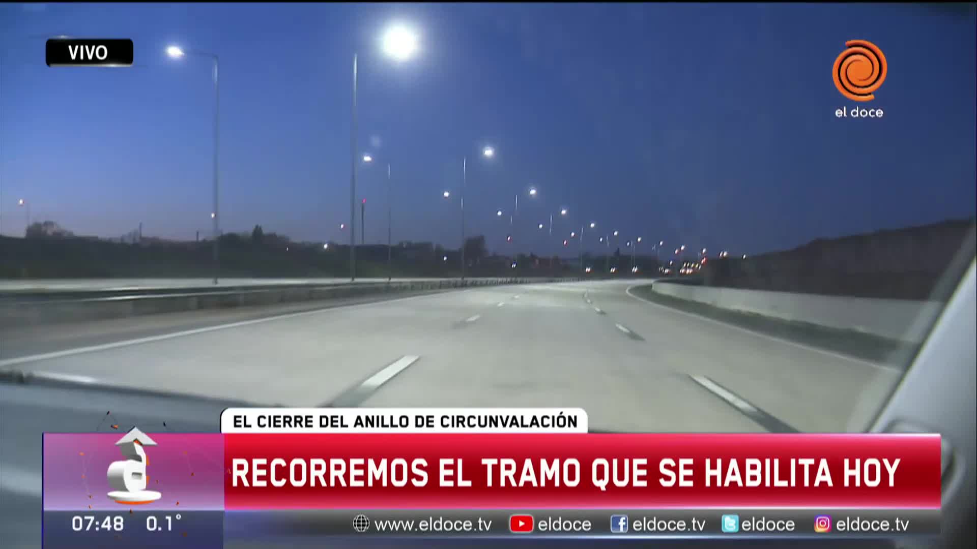 Inauguran el último tramo del cierre de la Circunvalación