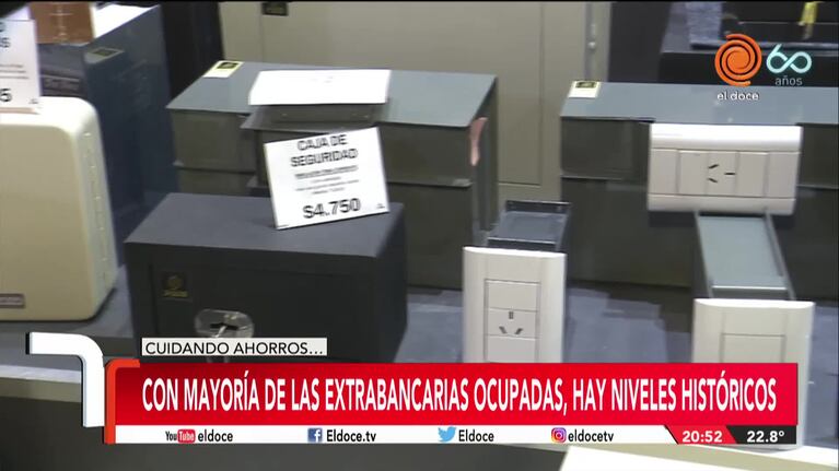 Entre el cepo y las dudas, aumentaron las consultas por cajas de seguridad en Córdoba