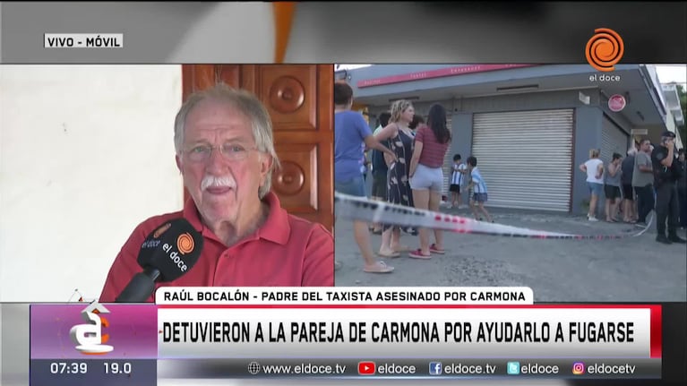 El padre del taxista asesinado apuntó contra la jueza que permitió la salida de Carmona