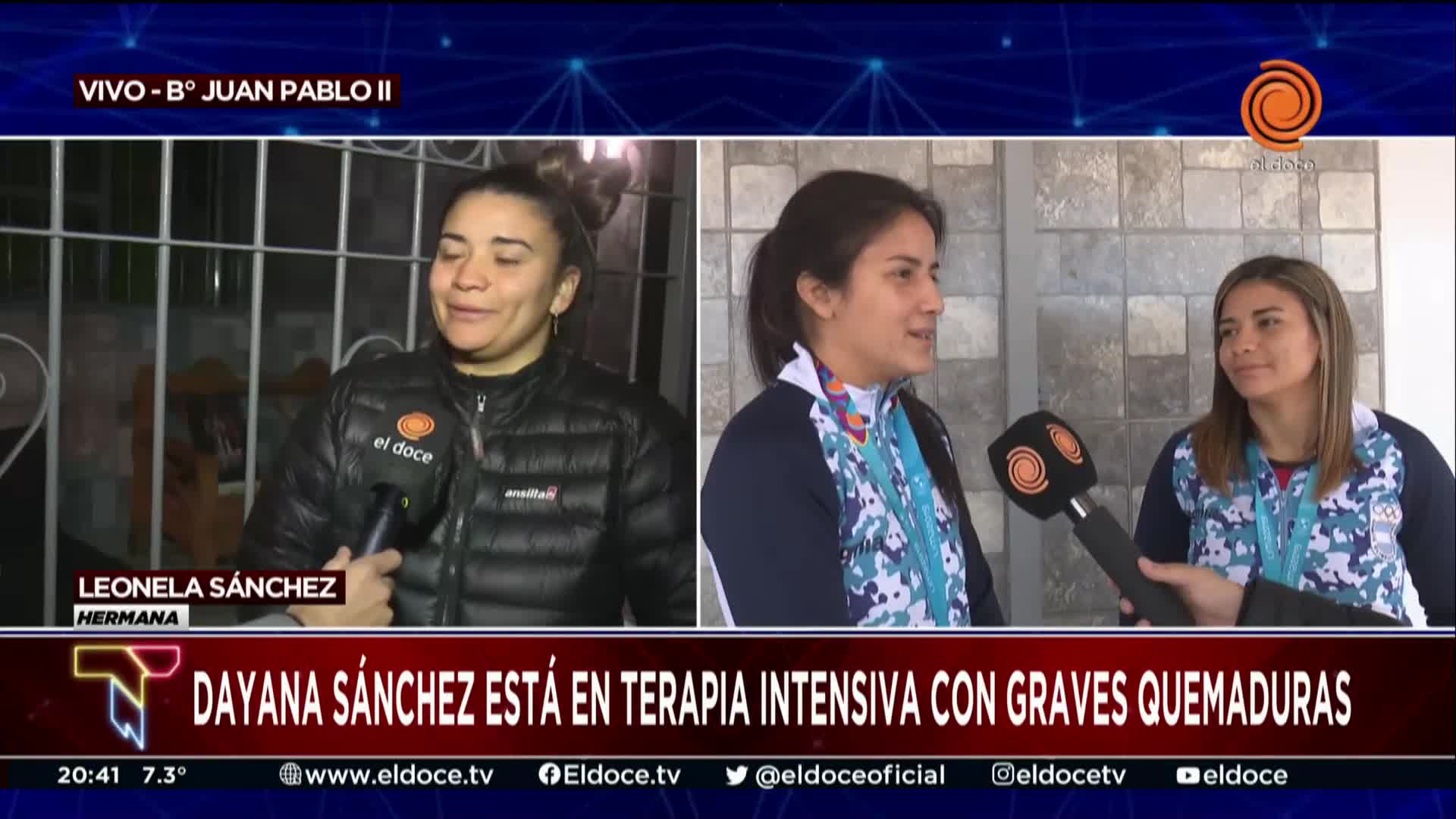 Las esperanzas de la familia de la boxeadora que sufrió quemaduras