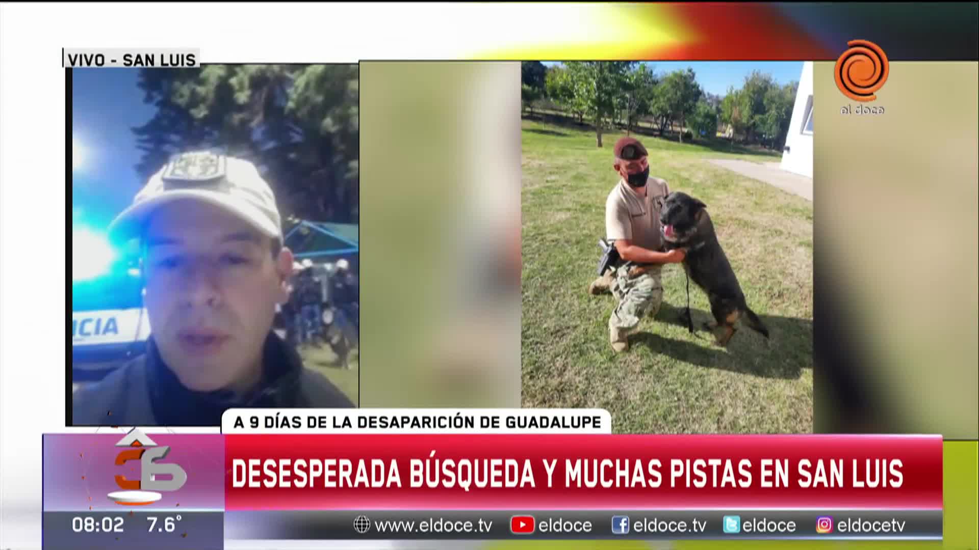 Policías de Córdoba se suman a la búsqueda de Guadalupe