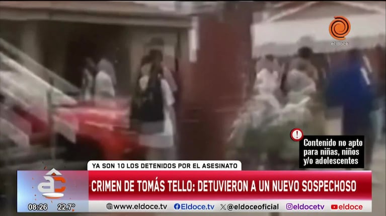 El video que permitió una nueva detención por el crimen de Tomás Tello