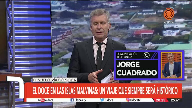 Partió el primer vuelo Córdoba-Islas Malvinas