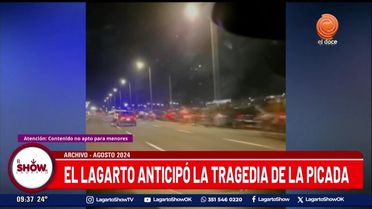 El Lagarto había advertido por las picadas: “Alguien hace la vista gorda”
