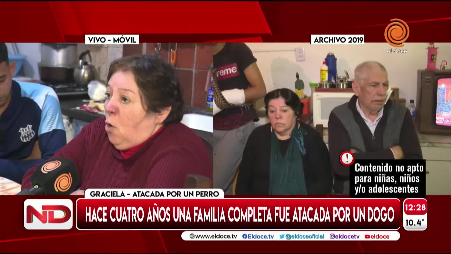 El dolor de la familia atacada por dogos en 2019