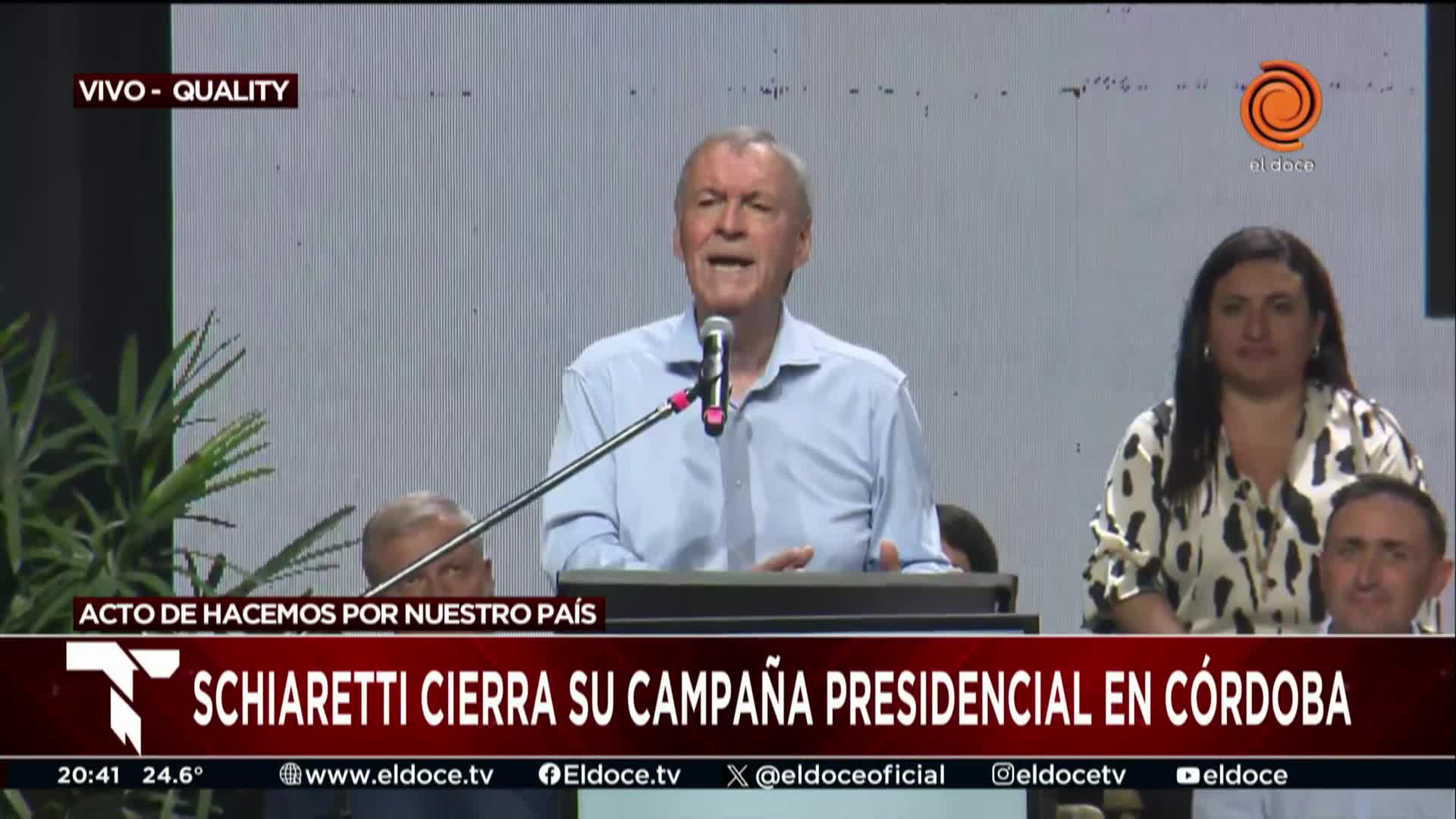 Schiaretti afirmó que su fuerza "expresa al interior productivo"