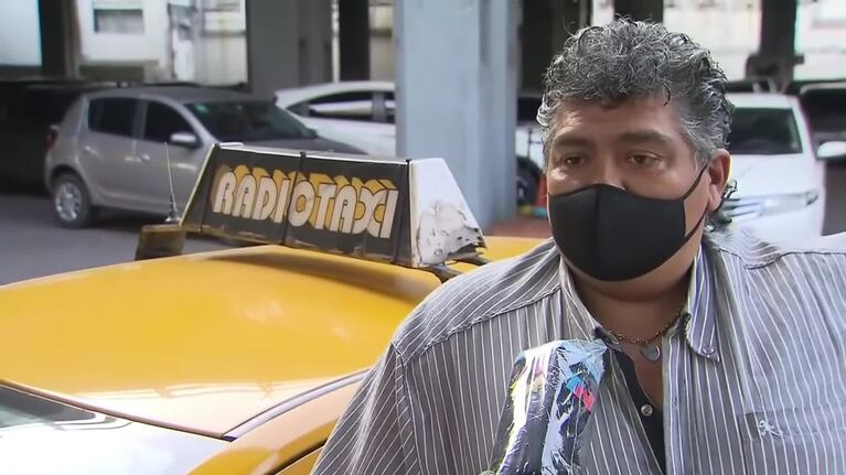 La emoción del taxista que ganó el auto 0 km