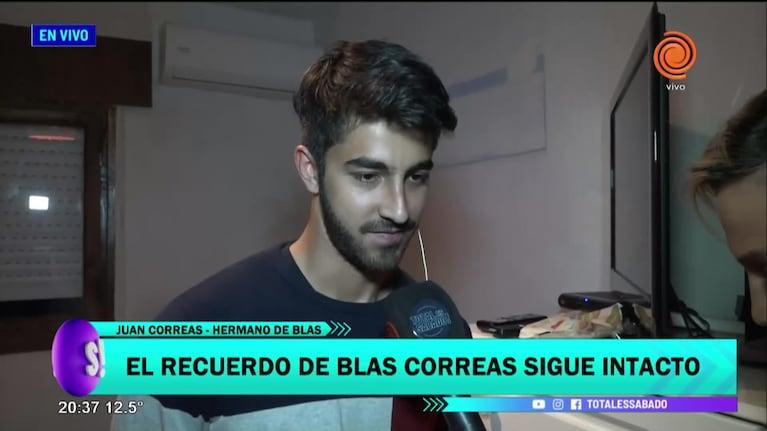 Sigue intacta la habitación de Blas Correas